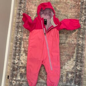 The North Face Fuchsia One Piece Footie
